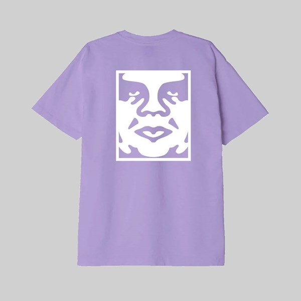 OBEY BOLD ICON HEAVYWEIGHT TEE LAVENDER 