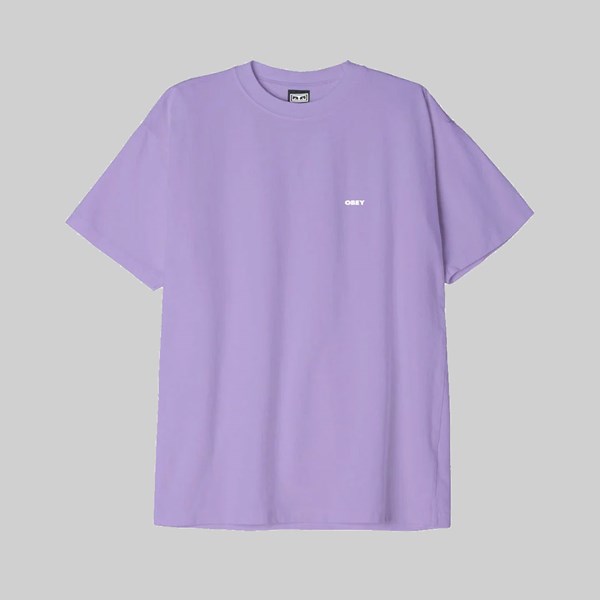 OBEY BOLD ICON HEAVYWEIGHT TEE LAVENDER 