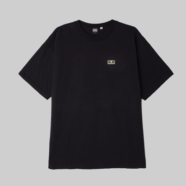 OBEY EYES 3 SS T-SHIRT OFF BLACK 