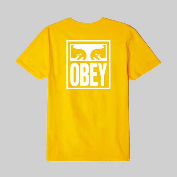 OBEY EYES ICON SS T-SHIRT GOLD 