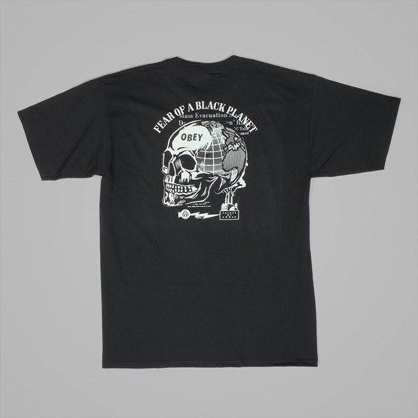 OBEY FEAR OF A BLACK PLANET TEE BLACK 