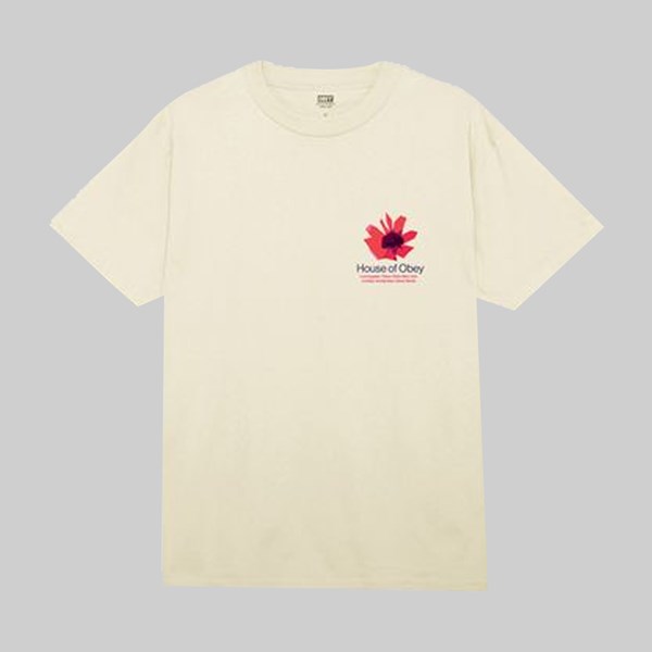 OBEY HOUSE OF OBEY TEE CREAM 