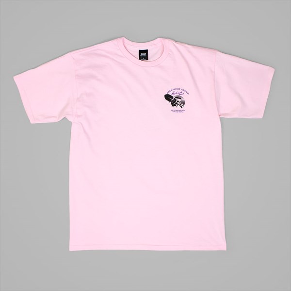 OBEY HOW TO MAKE GRAVES TEE PINK 