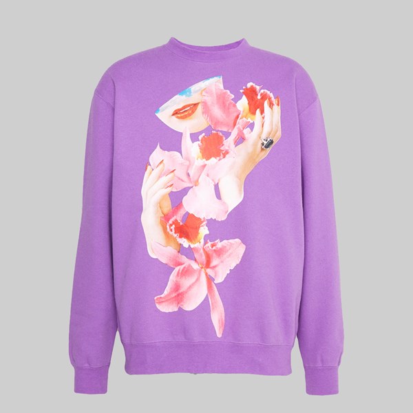 OBEY ORCHID CREW SWEAT ORCHID 