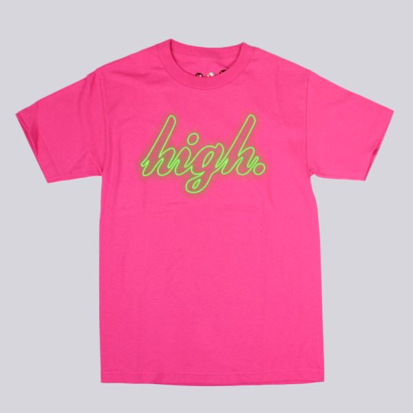 Odd Future High Neon T Shirt Pink