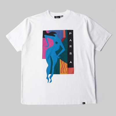 BY PARRA BEACHED AND BLANK TEE WHITE 