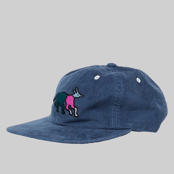 BY PARRA ANXIOUS DOG 6 PANEL HAT BLUE 
