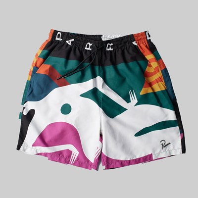 BY PARRA BEACHED IN WHITE SHORTS MULTI 