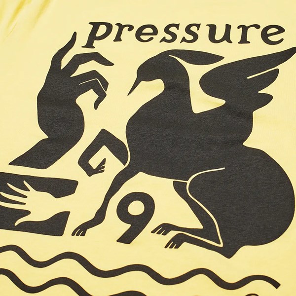 BY PARRA NEIN PRESSURE SS T-SHIRT YELLOW 