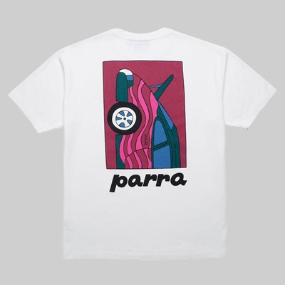 BY PARRA NO PARKING TEE WHITE 