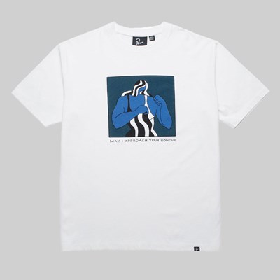 BY PARRA SELF DEFENSE TEE WHITE 