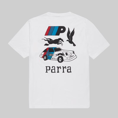 BY PARRA RACING TEAM TEE WHITE 