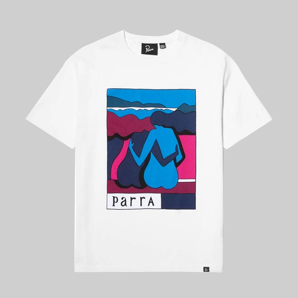 BY PARRA THE RIVERBENCH SS T-SHIRT WHITE 