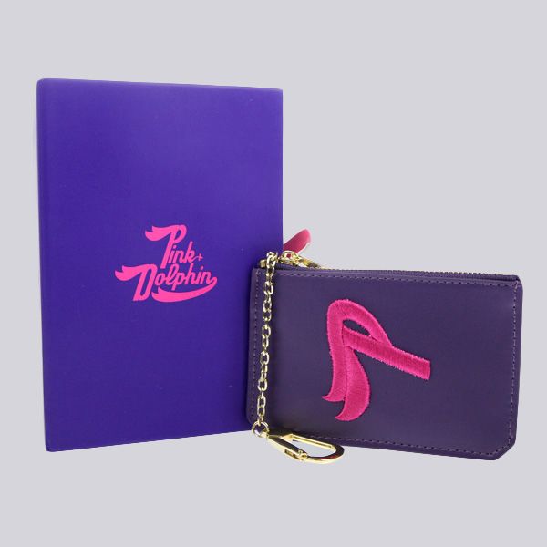 Pink Dolphin P Coin Pouch Purple
