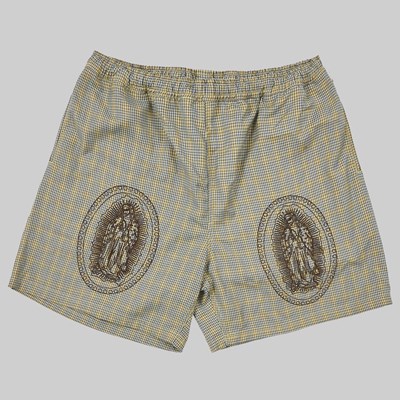 PLEASURES BLESSED SHORTS GREEN 