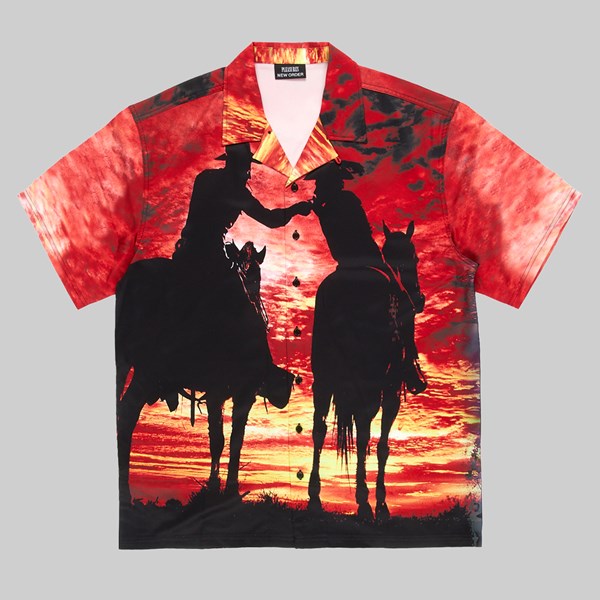 PLEASURES NEW ORDER REGRET BUTTON DOWN RED 