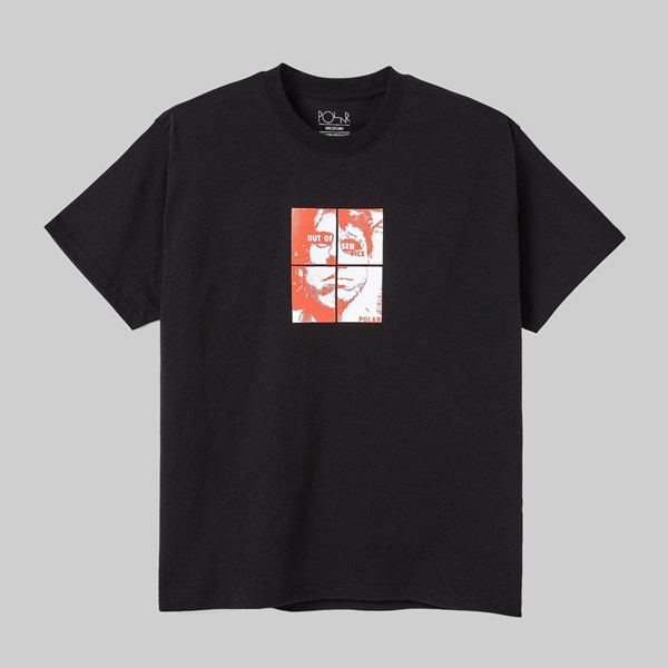 POLAR SKATE CO. OUT OF SERVICE SS T-SHIRT BLACK 