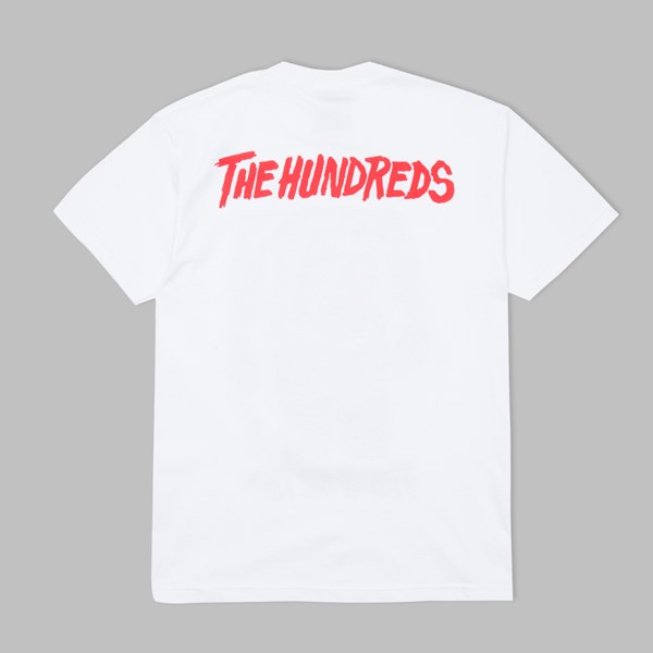 THE HUNDREDS X FRIDAY THE 13TH POSTER TEE WHITE 