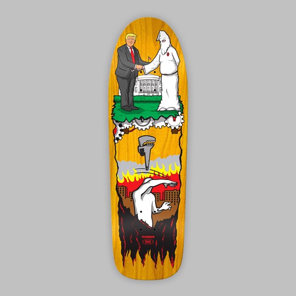 REAL SKATEBOARDS JIM THIEBAUD 'WRENCH JUSTICE' DECK 9.78" 