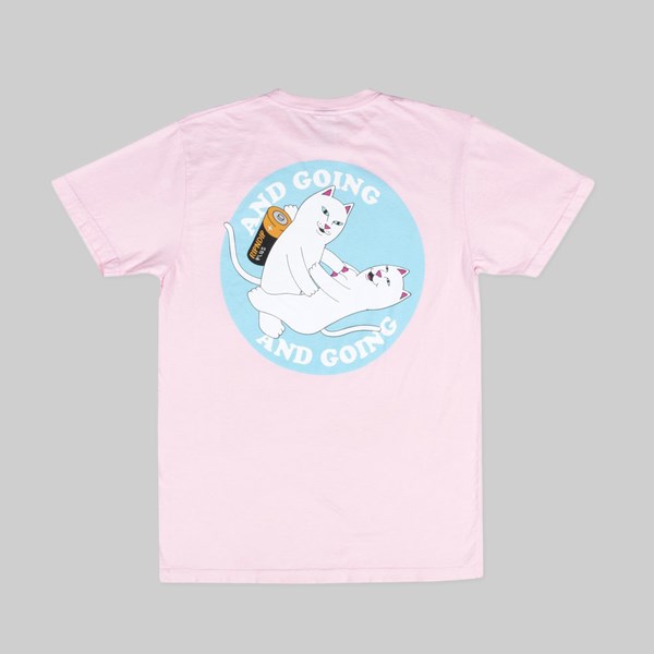 RIP N DIP CHARGED UP SS TEE PINK 