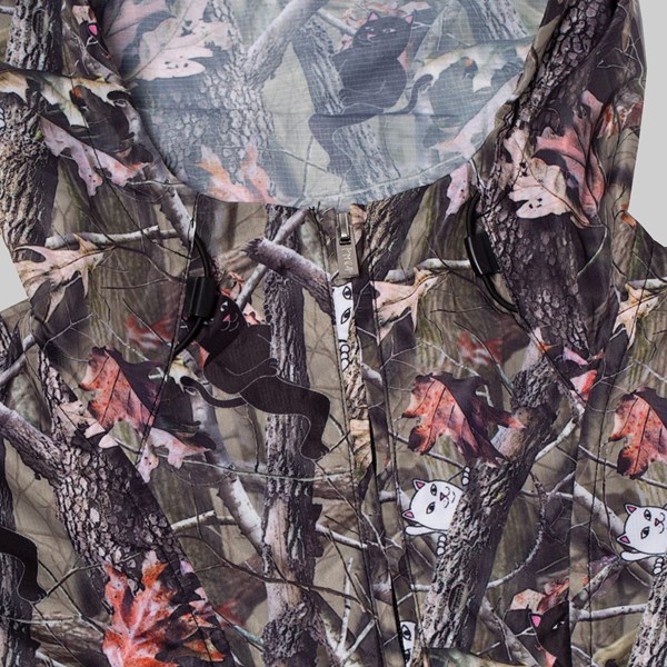 RIP N DIP NERM AND JERM CAMO PACKABLE JACKET MULTI  