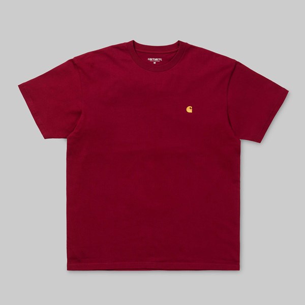 CARHARTT CHASE SS T-SHIRT MULBERRY 