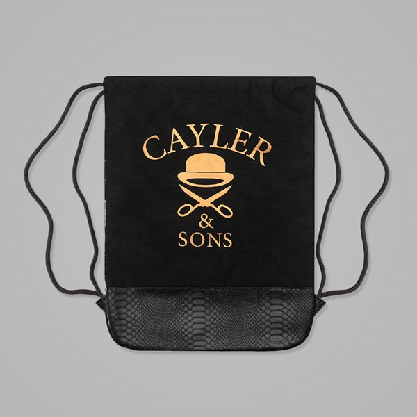 Cayler & Sons Saint Gym Bag Black-White