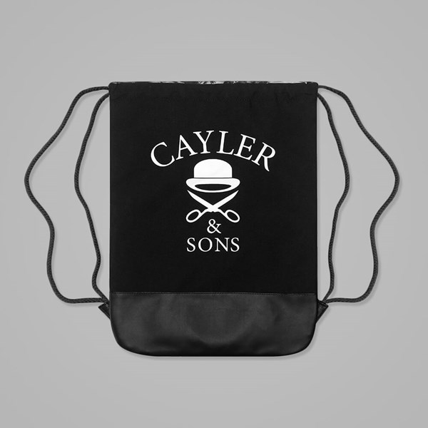 Cayler & Sons Savior Gym Bag Black-White