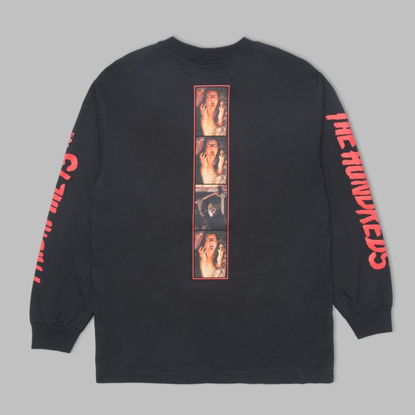 THE HUNDREDS X FRIDAY THE 13TH SCREAM LS TEE BLACK 