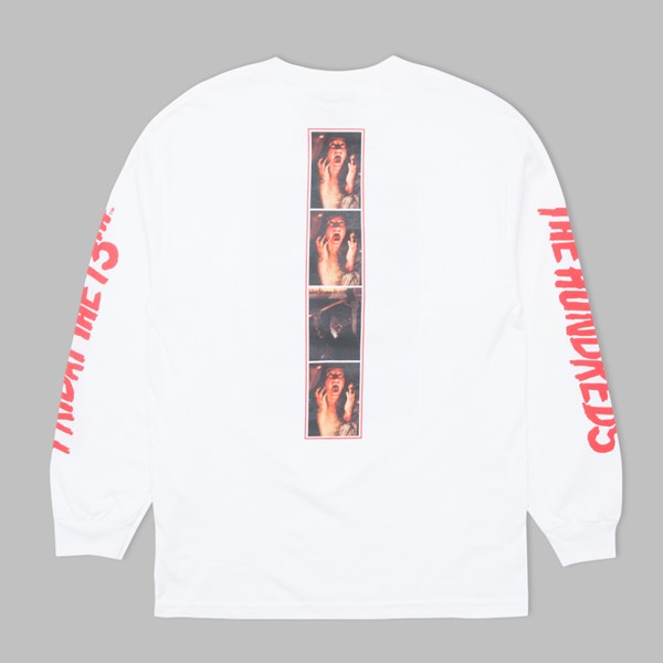 THE HUNDREDS X FRIDAY THE 13TH SCREAM LS TEE WHITE 