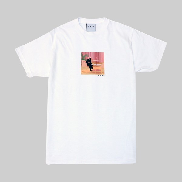 SKATEBOARD CAFE UNEXPECTED BEAUTY SS T-SHIRT WHITE 