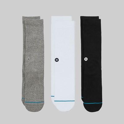 STANCE SOCKS THE ICON 3 PACK MULTI 