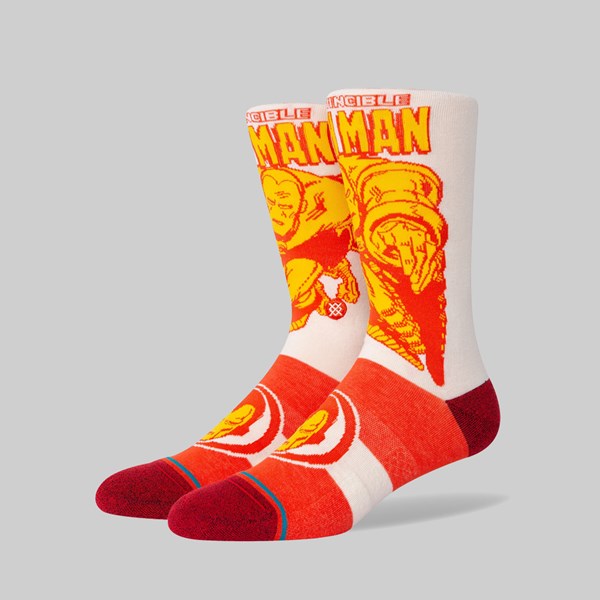 STANCE SOCKS X MARVEL 'IRON MAN MARQUEE' RED 