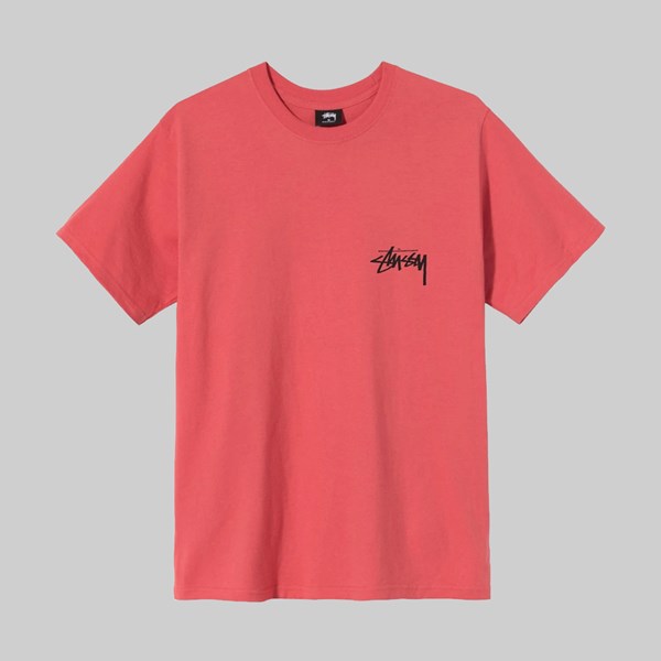 STUSSY PAIR OF DICE SS T-SHIRT RED 