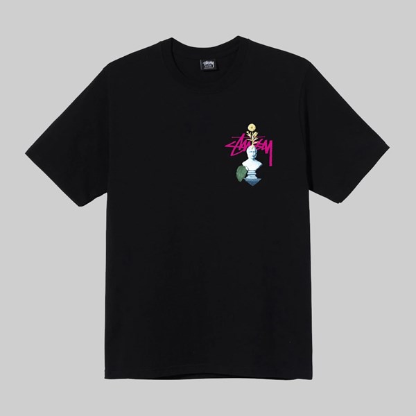STUSSY PSYCHEDELIC SS T-SHIRT BLACK 