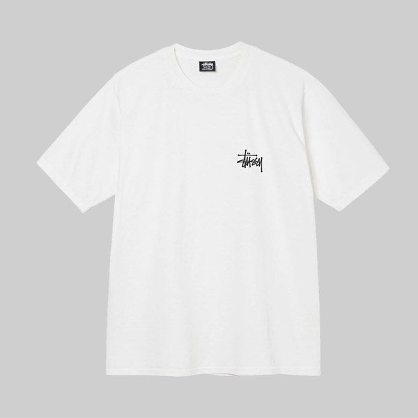 STUSSY SKULL WINGS TEE NATURAL PIGMENT DYED
