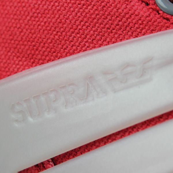 Supra Skytop III Mid Top Trainers Athletic Red Grey Silver