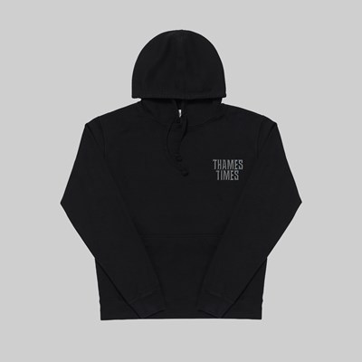 THAMES MMXX TIMES HOODED SWEAT BLACK 