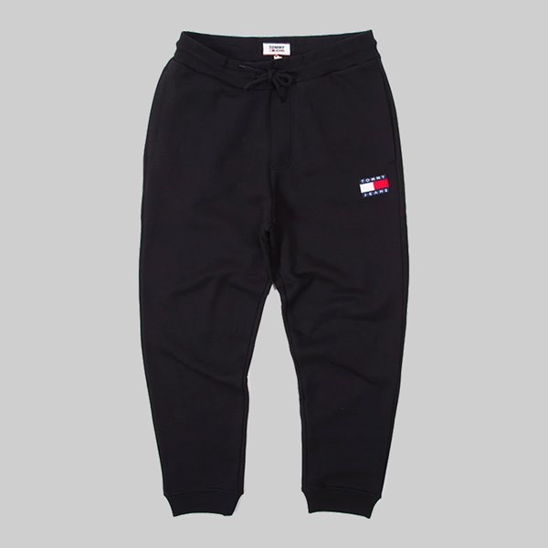 TOMMY JEANS BADGE JOGGER PANT TOMMY BLACK 