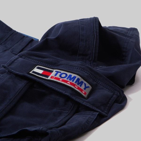 TOMMY JEANS STRAIGHT CARGO PANT TWILIGHT NAVY 