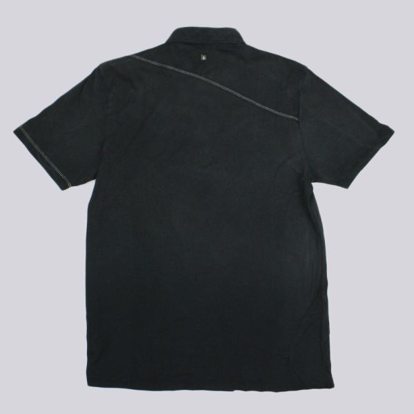 Volcom Wowzer Faded Polo Shirt Tinted Black