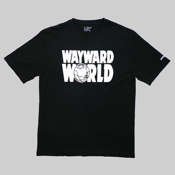 WAYWARD LONDON WORLD SS T-SHIRT BLACK  